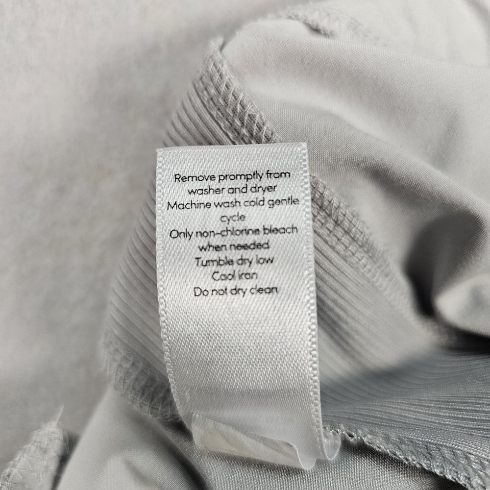 Athleta Women's Pants Size 6 Gray Stretch Pull On Zip‎ Pocket Ankle Slit - Picture 5 of 11